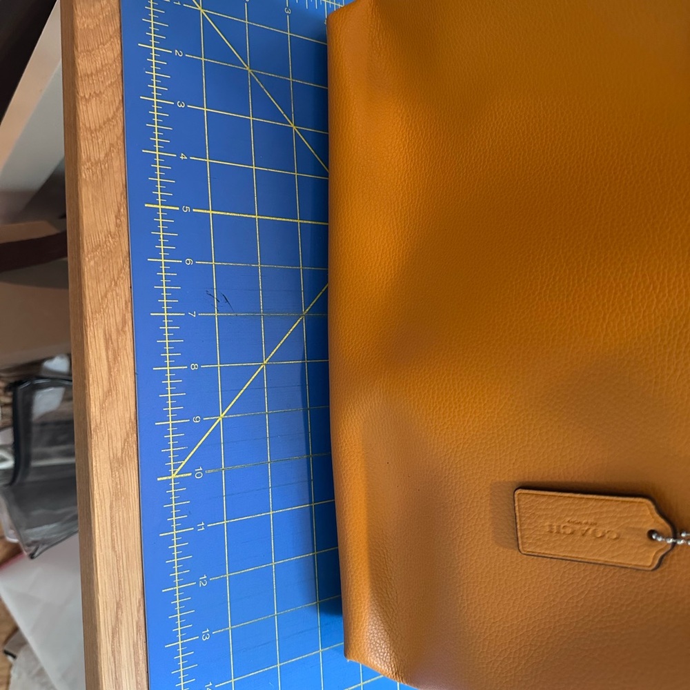 Coach Large Mollie Tote in Papaya - Picture 7 of 7